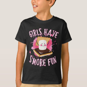 Lustige Smores Camping Mädchen haben mehr Spaß Cam T-Shirt