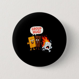 Lustige S'mores-Marshmallow Button