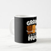 Lustige S'mores-Marshmallow-Lagerfeuer Kaffeetasse (Vorderseite Links)