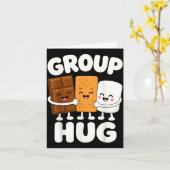Lustige S'mores-Marshmallow-Lagerfeuer Karte (Gelbe Blume)