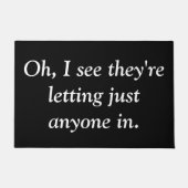 Lustige Snarky Fußmatte (Vorderseite)