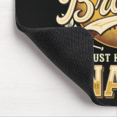 Lustige Softball-Bruder-Snacks Sport Mousepad (Ecke)