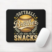 Lustige Softball-Bruder-Snacks Sport Mousepad (Mit Mouse)
