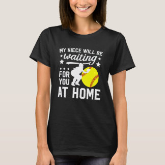 Lustige Softball Catcher Tante eines Softball Catc T-Shirt
