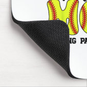 Lustige Softball-Pitcher-Mutter eines Softball-Pit Mousepad (Ecke)
