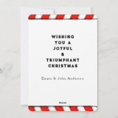 lustige Softball-Urlaubskarten Feiertagskarte (Rückseite)