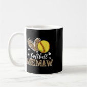 Lustige Softll Memaw Leopard Memaw Softll Spieler Kaffeetasse (Links)