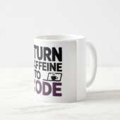 Lustige Software-Entwickler-Kaffeetasse — "Ich ver Kaffeetasse (VorderseiteRechts)