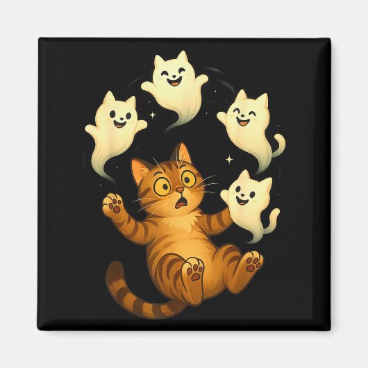 Lustige Soky Halloween-Katz-Meme Magnet (Vorne)