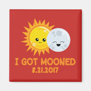 Lustige Solareklipse  , das ich Mooned got Magnet