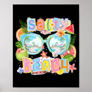Lustige Sommer Stimmung Coquette Bogen Salzig Küst Poster