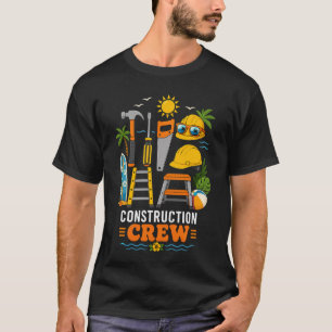 Lustige Sommerbaumannschaft Strand Tropische Arbei T-Shirt