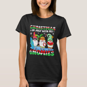 Lustige Sommerferien-Gnomies-Gnome für Weihnachten T-Shirt