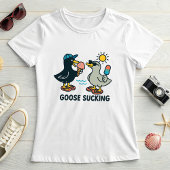 Lustige Sommergans; Gans mit Eiscreme T-Shirt