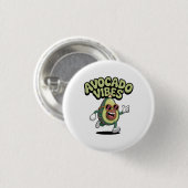 Lustige Sonnenbrille Avocado Button (Vorne & Hinten)