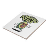 Lustige Sonnenbrille Avocado Fliese (Seite)