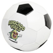 Lustige Sonnenbrille Avocado Fußball (Dreiviertel)