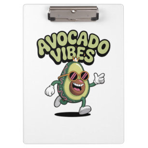 Lustige Sonnenbrille Avocado Klemmbrett