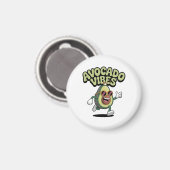 Lustige Sonnenbrille Avocado Magnet (Vorderseite/Rückseite)