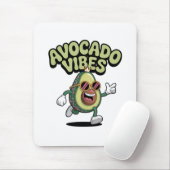 Lustige Sonnenbrille Avocado Mousepad (Mit Mouse)