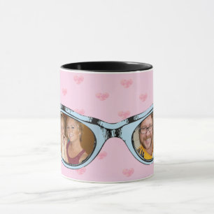 Lustige Sonnenbrille Foto Personalisierter Kaffeeb Tasse