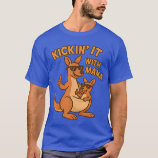 Lustige Sonnenbrille Känguru-Mama-Geschenke Kickin T-Shirt