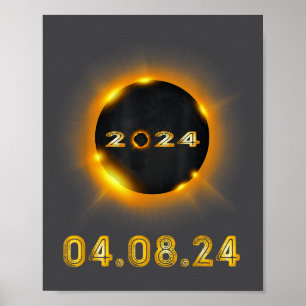 Lustige Sonnenfinsternis 04 08 24 Poster