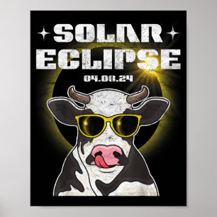 Lustige Sonnenfinsternis Amerika Totalität Totale  Poster