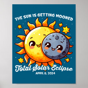 Lustige Sonnenfinsternis April Sonne Bekommen Poster