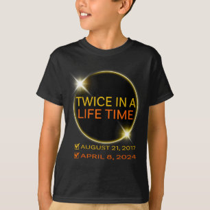 Lustige Sonnenfinsternis zweimal im Leben April T-Shirt