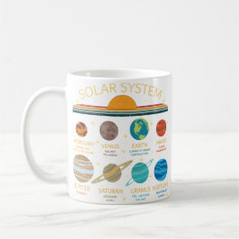 Lustige Sonnensystem-Planet-Humor-Grafik Kaffeetasse