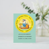 lustige sonnige Destination Seagull Postkarte (Stehend Vorderseite)