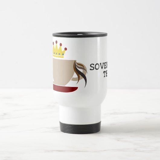 Lustige Souveränitäts-Reise-Tasse Reisebecher (Mittel)
