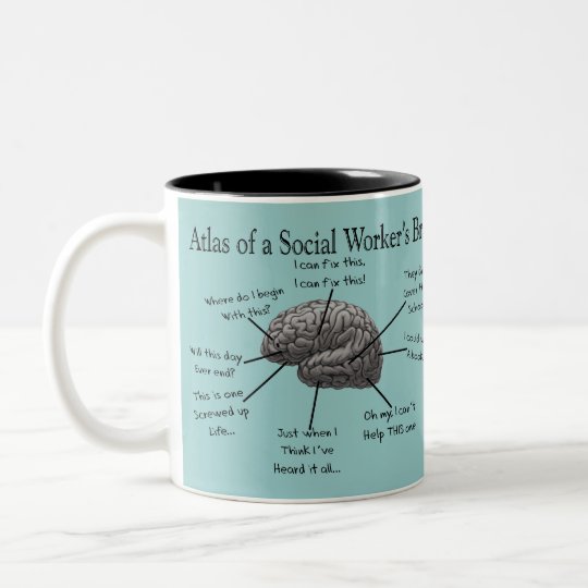 Lustige SozialarbeiterGeschenke Zweifarbige Tasse Zazzle.de