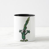 Lustige Spargel-Tasse Tasse (Zentrum)