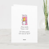 lustige Spaß Geburtstagskarten Karte (Rückseite)