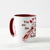 Lustige Speck-Liebe-Tasse Tasse (Vorderseite Links)