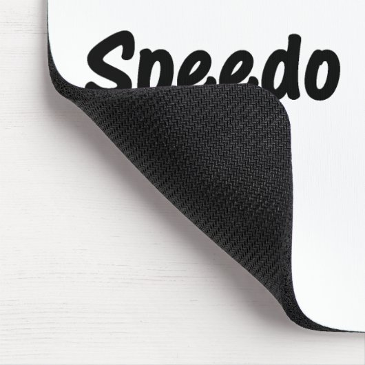 Lustige Speedo-Modell-Mausunterlage Mousepad (Ecke)
