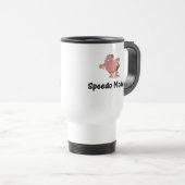 Lustige Speedo-Modell-Tasse Reisebecher (VorderseiteRechts)