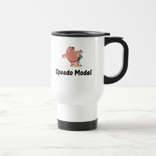 Lustige Speedo-Modell-Tasse Reisebecher (Rechts)