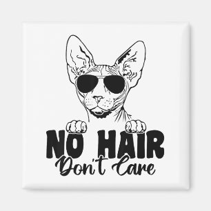 Lustige Sphynx-Katze Kein Haar Ist Auch Nicht Schl Magnet