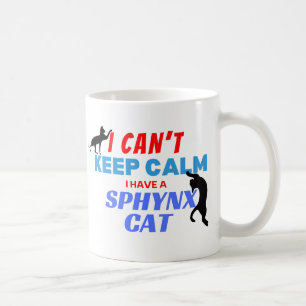 Lustige Sphynx-Katze Tasse