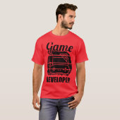 Lustige Spielentwickler-Familie T-Shirt (Vorne ganz)
