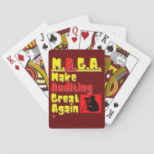 lustige Spielkarten " M.A.G.A." (Rückseite)