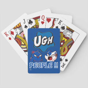 lustige Spielkarten "UGH PEOPLE !!"