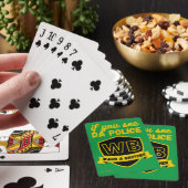lustige Spielkarten "WARN A BRO.." (In Situ)