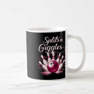 Lustige Splits n Kicherer Bowling-Mannschaft Niedl Kaffeetasse
