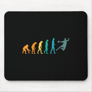 Lustige Sport Evolution Handball  Mousepad