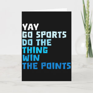 Lustige Sportzitate Fußball Baseball Cool Sarkasti Karte