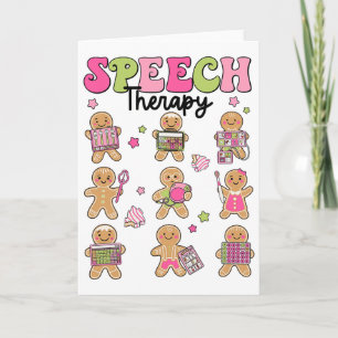 Lustige Sprachtherapie Lebkuchen Weihnachten Slp Karte
